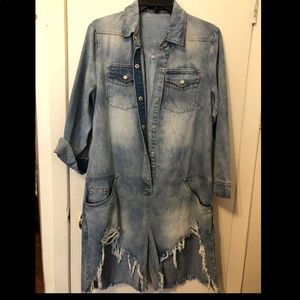 Denim jumpsuit